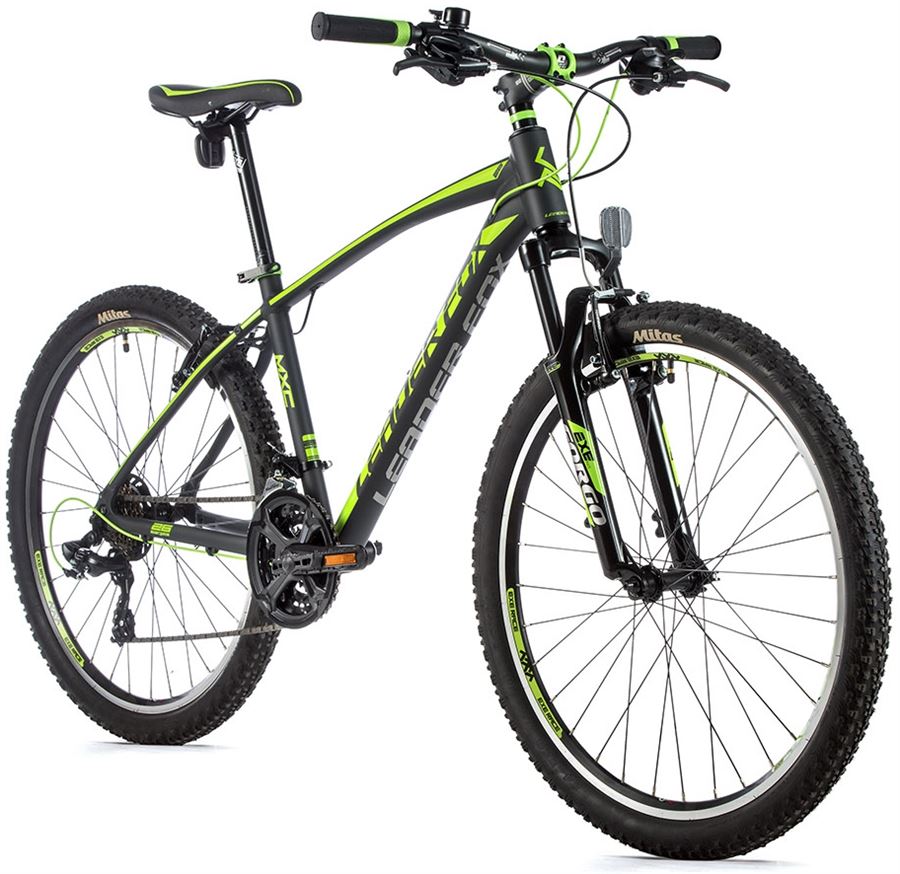Leader Fox MXC chlapecký, 2023 černé/zelené 20"