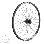 kolo zadní FORCE BASIC DISC 622x19 F804333-6d 32d